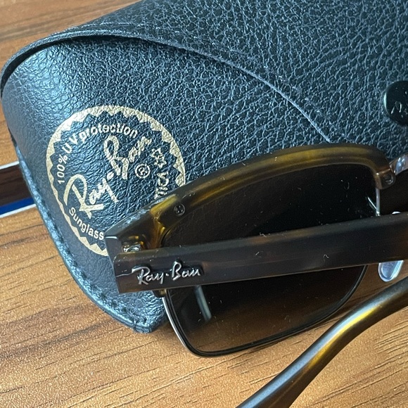 Authentic Ray-Ban Clubmaster - Tortoise (brown) - New✨ Unisex - Picture 11 of 13